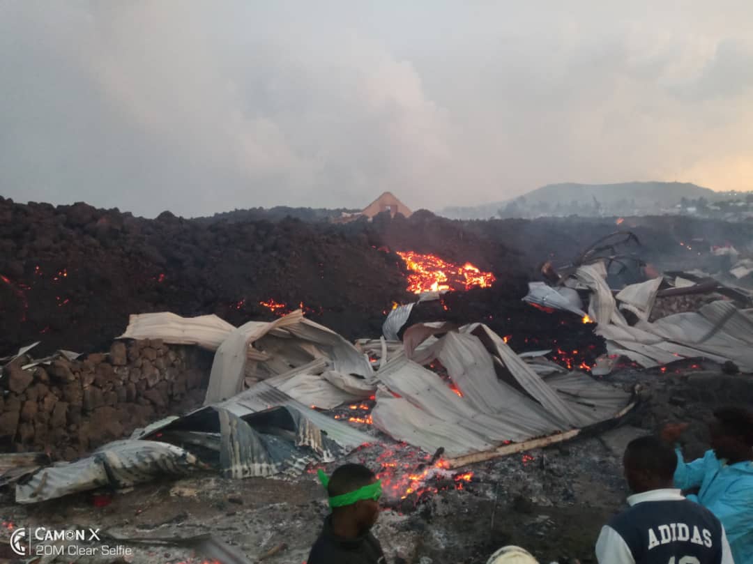 Eruption Volcanique Nyiragongo Rapport de situation Goma en RDC